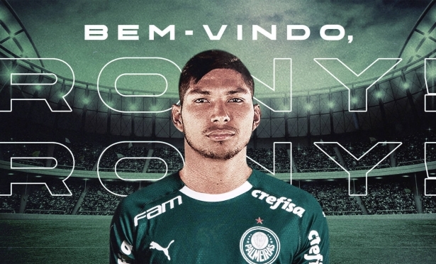 Palmeiras anuncia a contratao do atacante Rony
